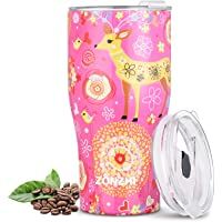 ZONZHI Termo Cafe 500ML Taza Termo de Acero Inoxidable- a Prueba de Fugas- Termo Aislado al Vacío con Tapa sin BPA…